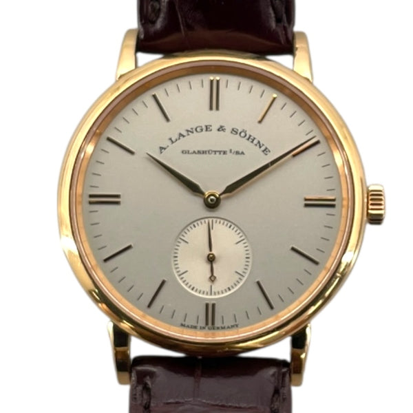 ランゲ＆ゾーネ A.LANGE&SOHNE サクソニア LSLS2194AD シルバー K18PG メンズ 腕時計