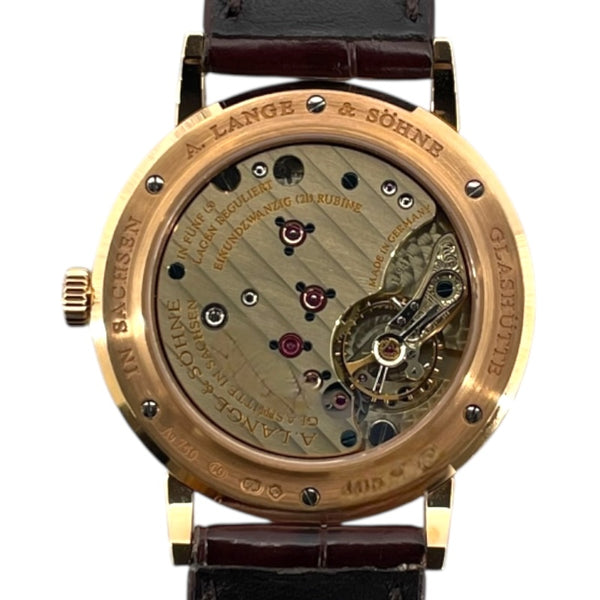 ランゲ＆ゾーネ A.LANGE&SOHNE サクソニア LSLS2194AD シルバー K18PG メンズ 腕時計