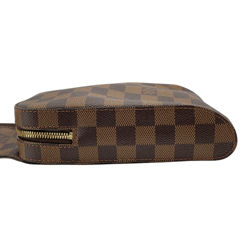 ルイ・ヴィトン LOUIS VUITTON ジェロニモス N51994 ブラウン ダミエ・エベヌ ユニセックス ウエストバッグ
