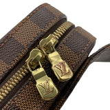 ルイ・ヴィトン LOUIS VUITTON ジェロニモス N51994 ブラウン ダミエ・エベヌ ユニセックス ウエストバッグ