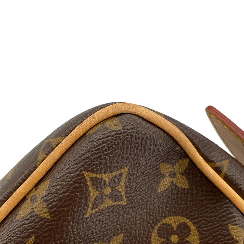 ルイ・ヴィトン LOUIS VUITTON ハドソンPM M40027 ブラウン モノグラムキャンバス レディース ショルダーバッグ