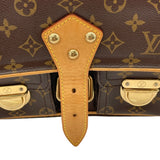 ルイ・ヴィトン LOUIS VUITTON ハドソンPM M40027 ブラウン モノグラムキャンバス レディース ショルダーバッグ