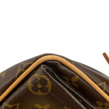 ルイ・ヴィトン LOUIS VUITTON ハドソンPM M40027 ブラウン モノグラムキャンバス レディース ショルダーバッグ