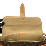 ルイ・ヴィトン LOUIS VUITTON ハドソンPM M40027 ブラウン モノグラムキャンバス レディース ショルダーバッグ