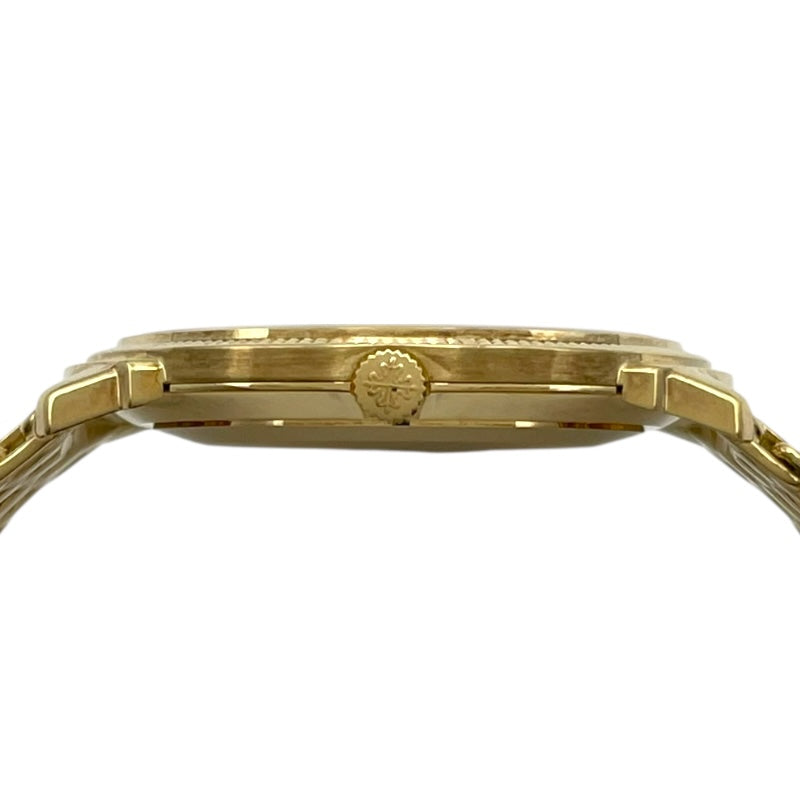 パテック・フィリップ PATEK PHILIPPE カラトラバ ホワイト K18YG 手巻き メンズ 腕時計