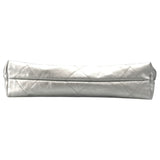 シャネル CHANEL CHANEL22スモール AS3260 シルバー SV金具 シャイニーカーフ レディース ハンドバッグ