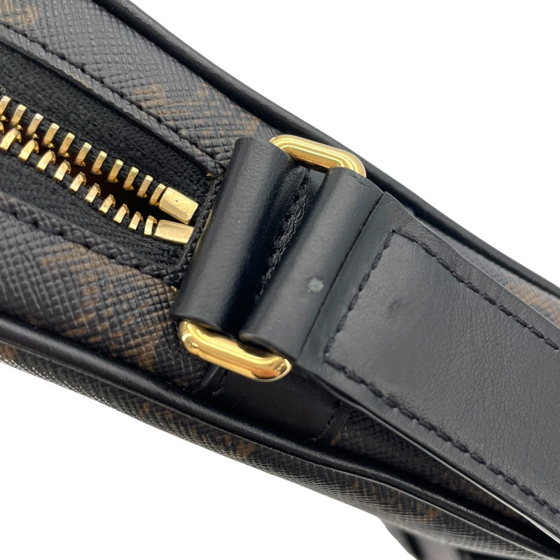 セリーヌ CELINE ミディアム メッセンジャーバッグ 194502 ブラック PVC/レザー ユニセックス ショルダーバッグ