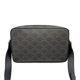 セリーヌ CELINE ミディアム メッセンジャーバッグ 194502 ブラック PVC/レザー ユニセックス ショルダーバッグ