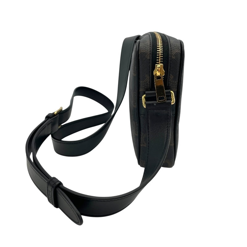 セリーヌ CELINE ミディアム メッセンジャーバッグ 194502 ブラック PVC/レザー ユニセックス ショルダーバッグ