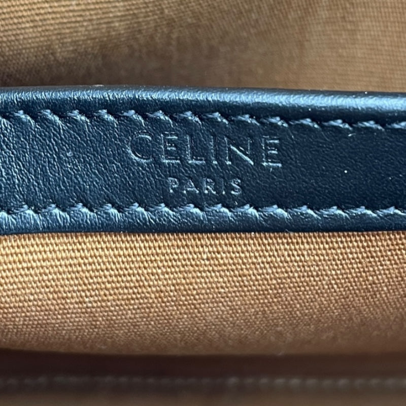 セリーヌ CELINE ミディアム メッセンジャーバッグ 194502 ブラック PVC/レザー ユニセックス ショルダーバッグ