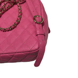 シャネル CHANEL マトラッセミニチェーンバッグパック AS0004 ピンク キャビア レディース リュック・デイパック