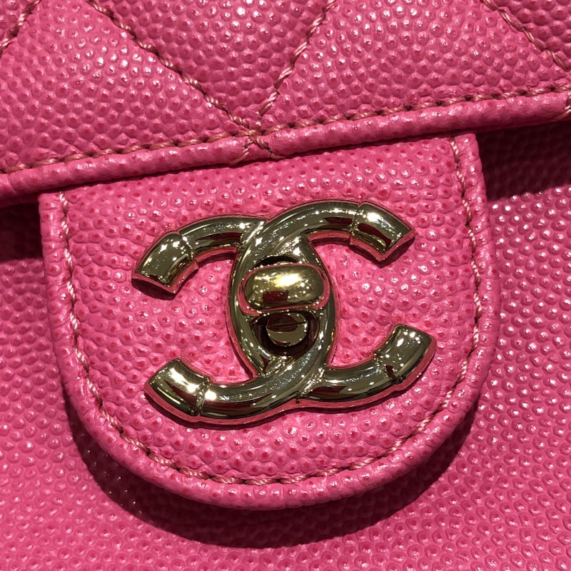シャネル CHANEL マトラッセミニチェーンバッグパック AS0004 ピンク キャビア レディース リュック・デイパック