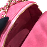 シャネル CHANEL マトラッセミニチェーンバッグパック AS0004 ピンク キャビア レディース リュック・デイパック