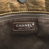 シャネル CHANEL ココマークチェーントート A47297 ブロンズ レザー レディース トートバッグ