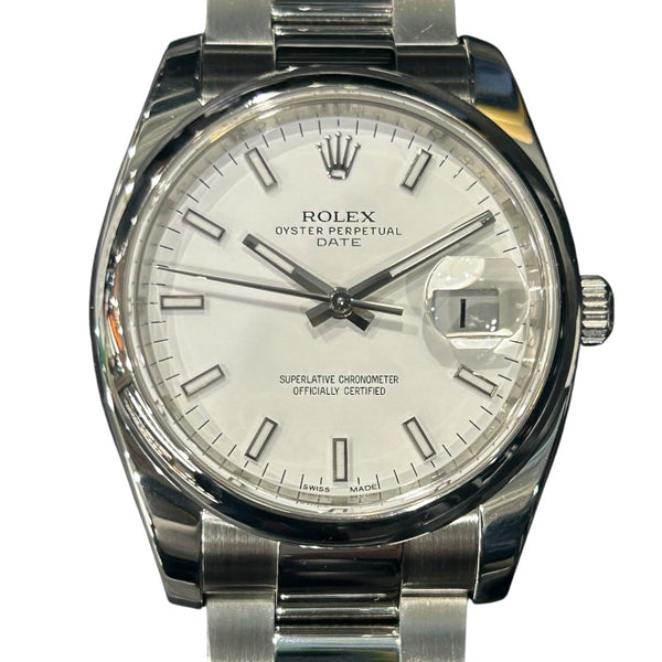 ロレックス ROLEX オイスターパーペチュアル デイト 115200 SS メンズ 腕時計