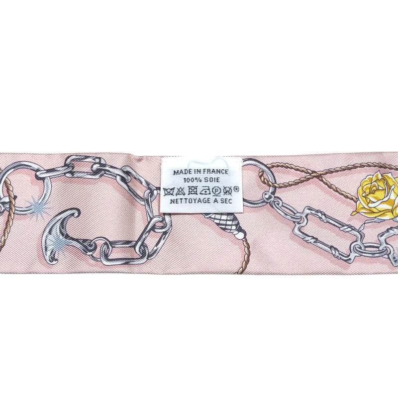 エルメス HERMES ツイリー CEST　LA　FETE ブルー シルク レディース スカーフ