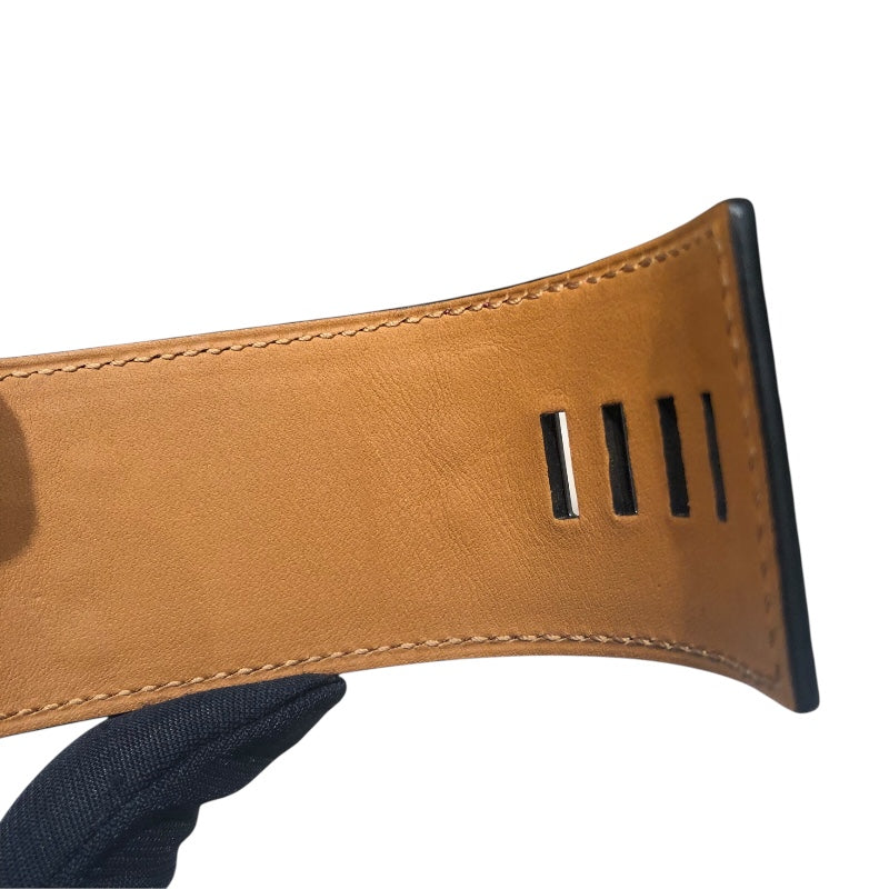 エルメス HERMES コリエドシアンバングルS ルージュアッシュ　シルバー金具 アリゲーターマット アクセサリー
