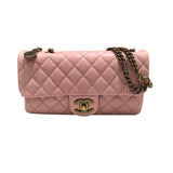 シャネル CHANEL マトラッセチェーンショルダー ピンク ラム レディース ショルダーバッグ