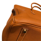 エルメス HERMES バーキン40 □E刻 ゴールド　ゴールド金具 トゴ レディース ハンドバッグ