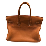 エルメス HERMES バーキン40 □E刻 ゴールド　ゴールド金具 トゴ レディース ハンドバッグ