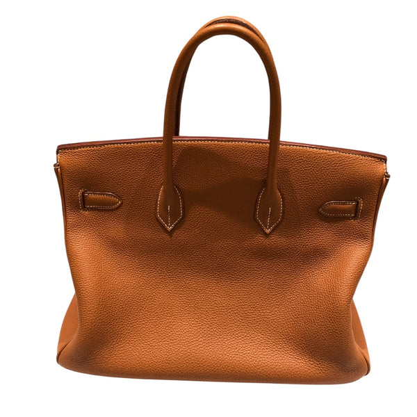 エルメス HERMES バーキン40 □E刻 ゴールド　ゴールド金具 トゴ レディース ハンドバッグ