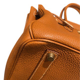 エルメス HERMES バーキン40 □E刻 ゴールド　ゴールド金具 トゴ レディース ハンドバッグ