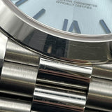 ロレックス ROLEX デイデイト 40 アイスブルー 228206 アイスブルー Pt 自動巻き メンズ 腕時計