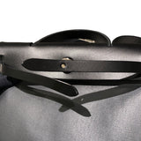 エルメス HERMES エールバッグジップPM W刻 ブラック トワル/ハンター レディース ショルダーバッグ