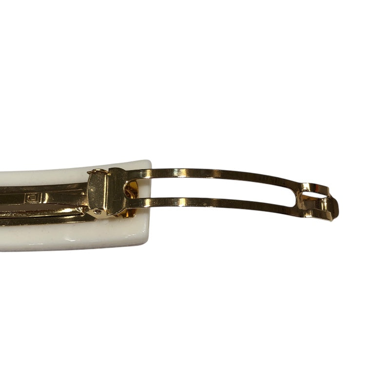 ルイ・ヴィトン LOUIS VUITTON バレッタアンクルージョン M65606 オレンジ プラスチック/メタル レディース バレッタ