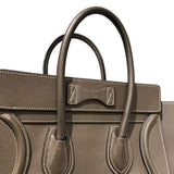 セリーヌ CELINE ラゲージマイクロショッパー 167793 カーキ カーフ レディース ハンドバッグ