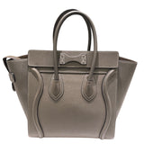 セリーヌ CELINE ラゲージマイクロショッパー 167793 カーキ カーフ レディース ハンドバッグ
