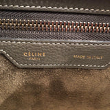 セリーヌ CELINE ラゲージマイクロショッパー 167793 カーキ カーフ レディース ハンドバッグ