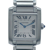 カルティエ Cartier タンクフランセーズMM W51008Q3 ホワイト SS レディース 腕時計