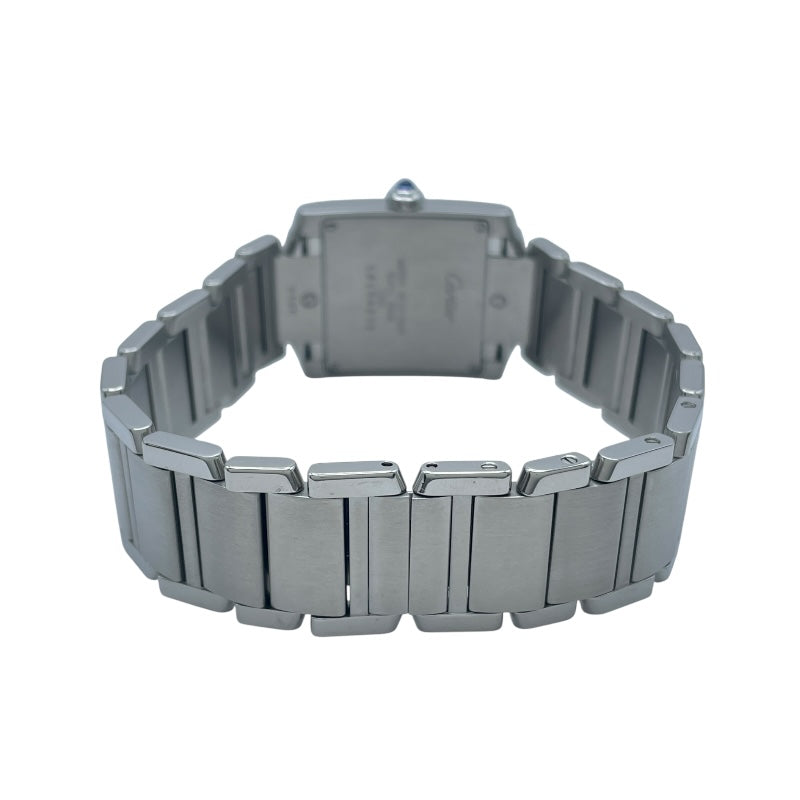 カルティエ Cartier タンクフランセーズMM W51008Q3 ホワイト SS レディース 腕時計