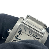 カルティエ Cartier タンクフランセーズMM W51008Q3 ホワイト SS レディース 腕時計