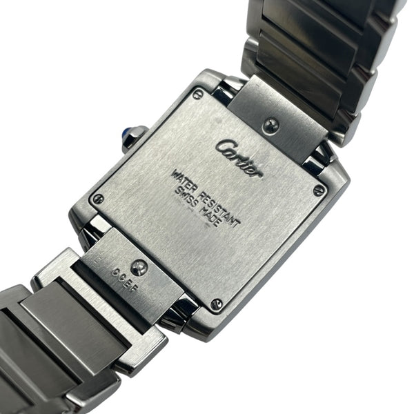 カルティエ Cartier タンクフランセーズMM W51008Q3 ホワイト SS レディース 腕時計