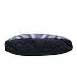 シャネル CHANEL ロゴストライプチェーントート A47915 マルチカラー　SV金具 ナイロンキャンバス レディース トートバッグ
