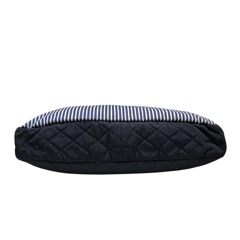 シャネル CHANEL ロゴストライプチェーントート A47915 マルチカラー　SV金具 ナイロンキャンバス レディース トートバッグ