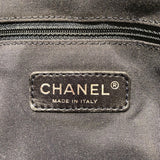 シャネル CHANEL ロゴストライプチェーントート A47915 マルチカラー　SV金具 ナイロンキャンバス レディース トートバッグ