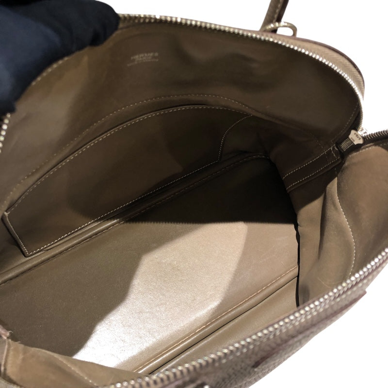 エルメス HERMES ボリード31 エトゥープ　シルバー金具 トリヨン レディース ハンドバッグ