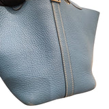 エルメス HERMES ピコタンPM □H刻 ブルージーン トリヨン レディース ハンドバッグ