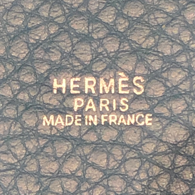 エルメス HERMES ピコタンPM □H刻 ブルージーン トリヨン レディース ハンドバッグ