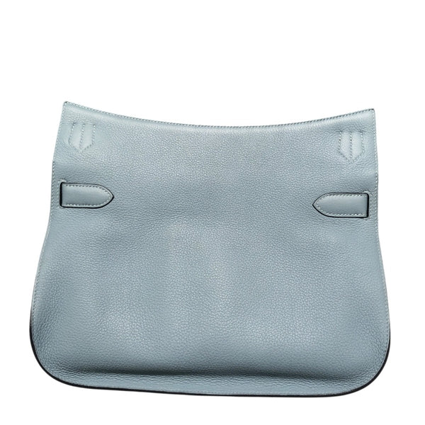 エルメス HERMES ジプシエール34 □R刻 シエル　シルバー金具 トリヨン レディース ショルダーバッグ