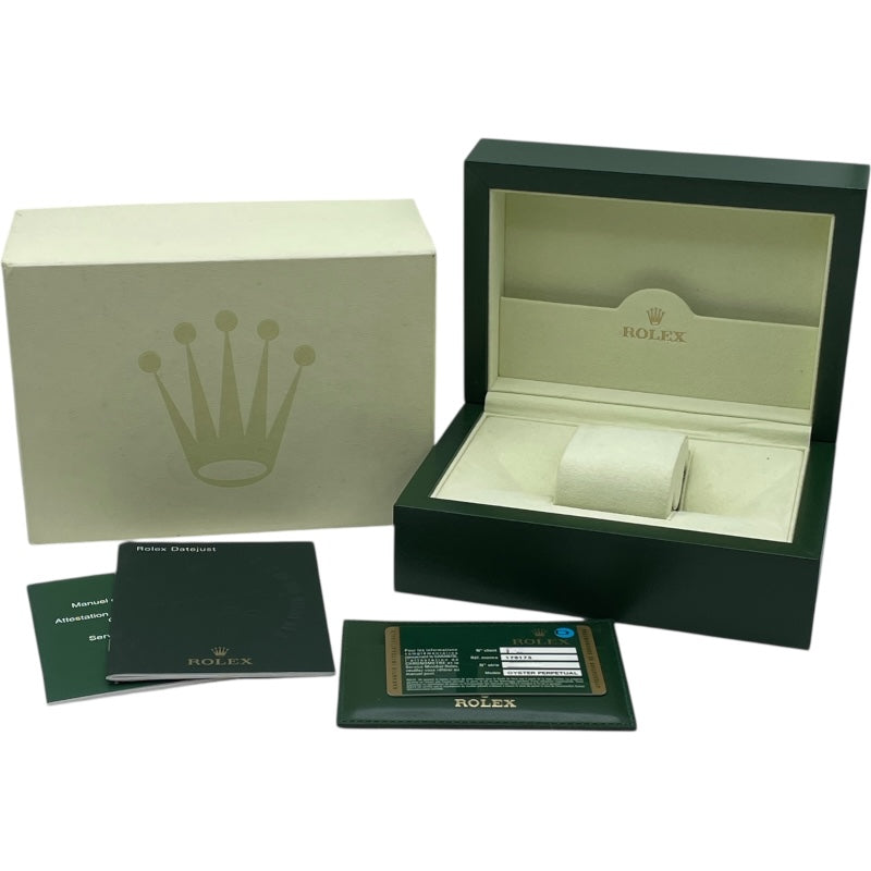 ロレックス ROLEX デイトジャスト26ホワイトシェル G番 179173NG ホワイトシェル K18YG/SS 自動巻き レディース 腕時計