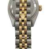 ロレックス ROLEX デイトジャスト26ホワイトシェル G番 179173NG ホワイトシェル K18YG/SS 自動巻き レディース 腕時計