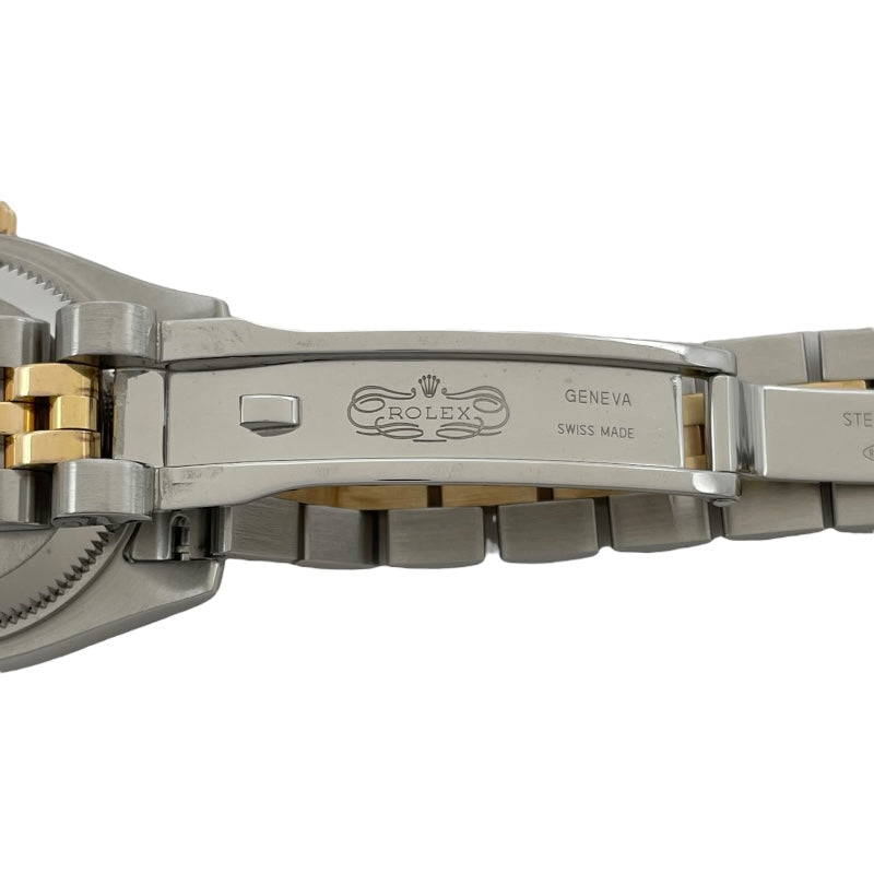 ロレックス ROLEX デイトジャスト26ホワイトシェル G番 179173NG ホワイトシェル K18YG/SS 自動巻き レディース 腕時計