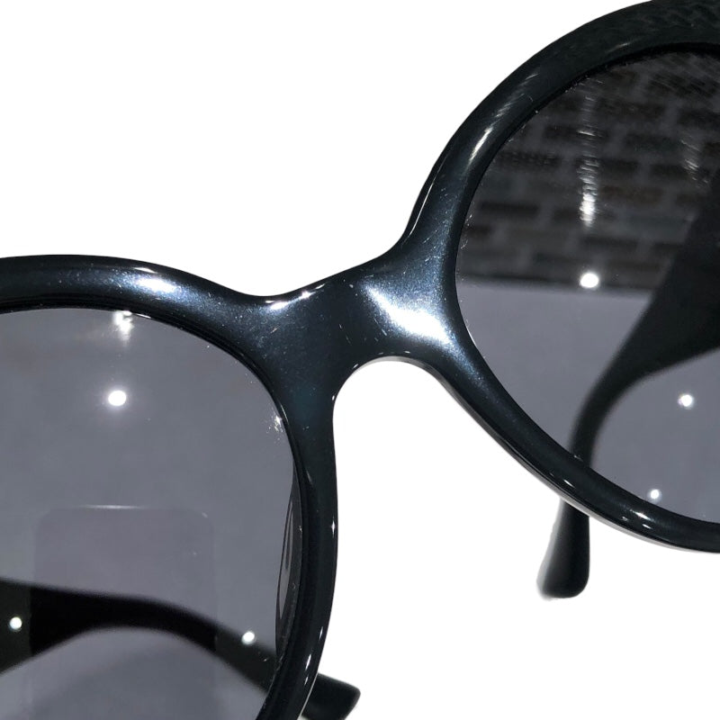 ミュウミュウ miu miu キャッツアイサングラス SMU07R-A ブラック プラスチック/ラインストーン レディース サングラス