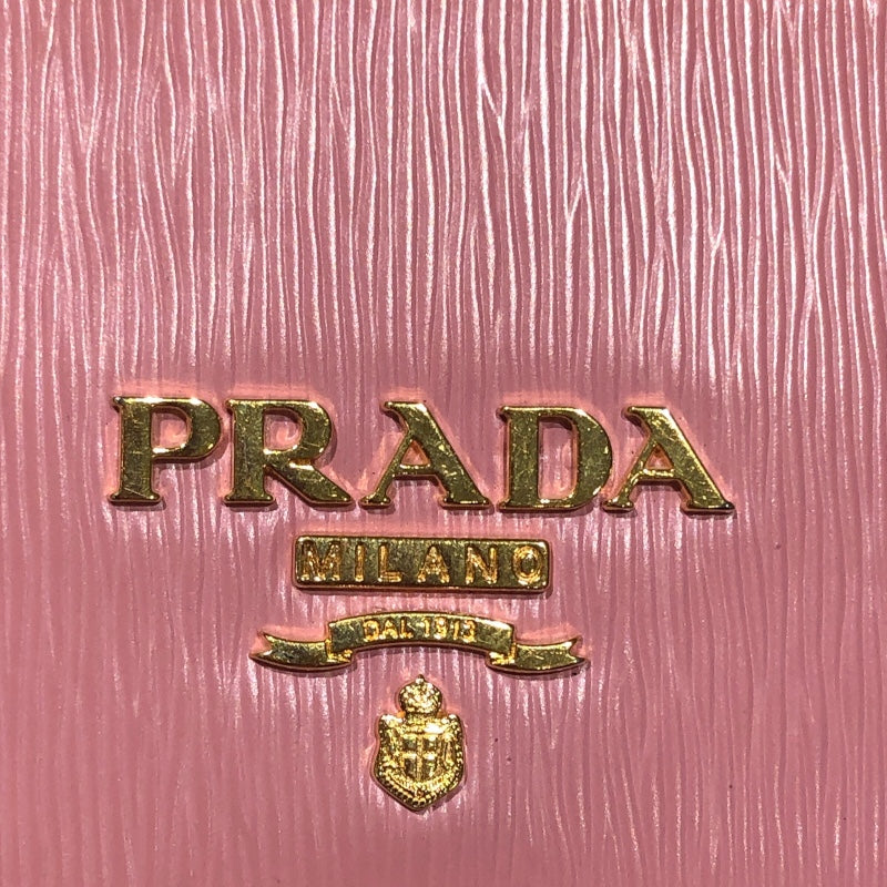 プラダ PRADA ヴィッテロカードケース ピンク レザー レディース カードケース