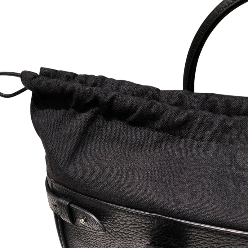 メゾン マルジェラ Maison Margiela ５AC　デイリーバッグ SB1WD0001 ブラック レザー メンズ ハンドバッグ