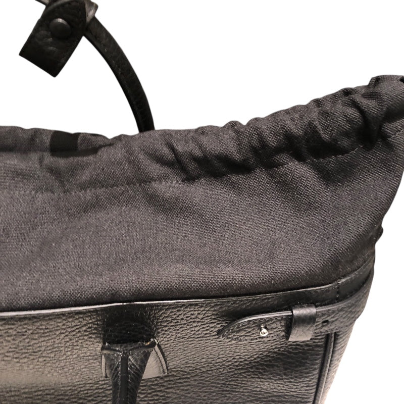 メゾン マルジェラ Maison Margiela ５AC　デイリーバッグ SB1WD0001 ブラック レザー メンズ ハンドバッグ